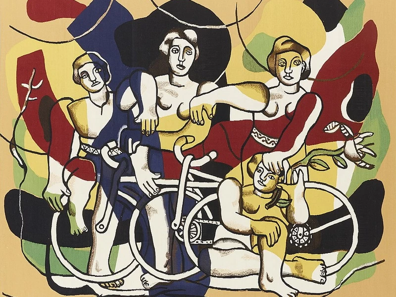 1881-Joseph Fernand Henri Léger - I quattro ciclisti